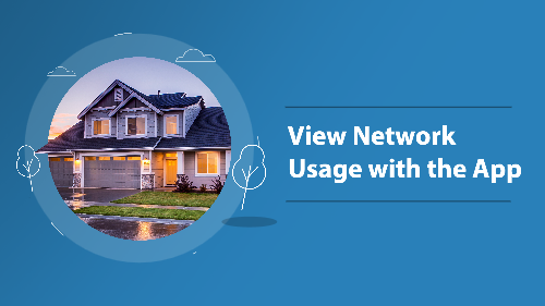 View Network Usage with the App